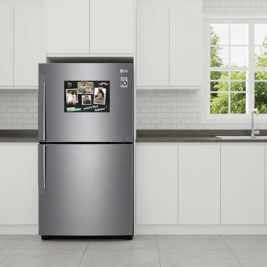 Zpics Birthday Gift for Husband Personalized Fridge Magnet 3.5x5.5