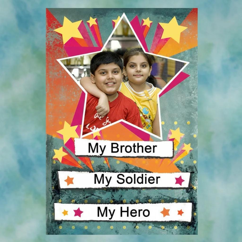 Zpics Set of 2 Personalized My Brother Fridge Magnets 3.5x5.5