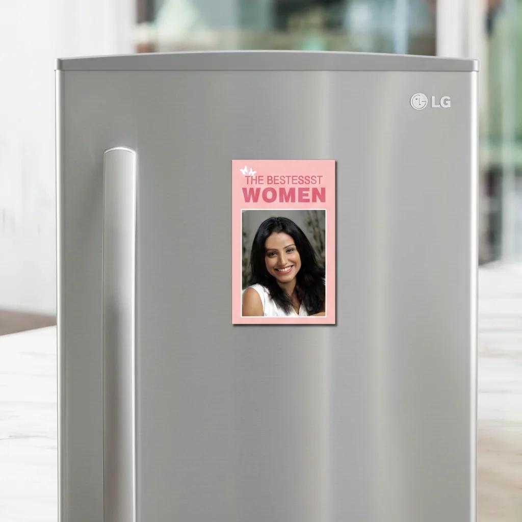 Zpics Women's Day Special Gift Fridge Magnet Set of 3 3.5x5.5