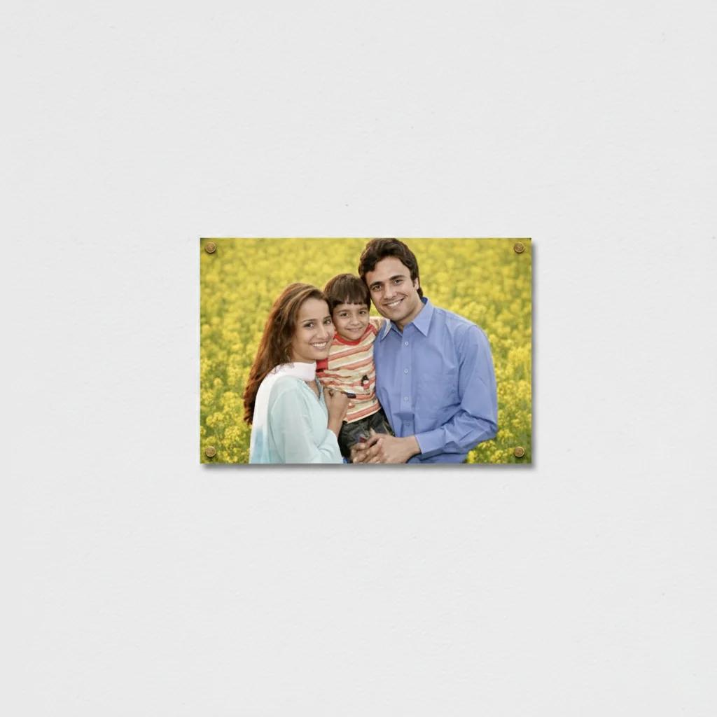 MH Decors Set of 3 Personalized Photo Fridge Magnets 5.5x3.5 Landscape