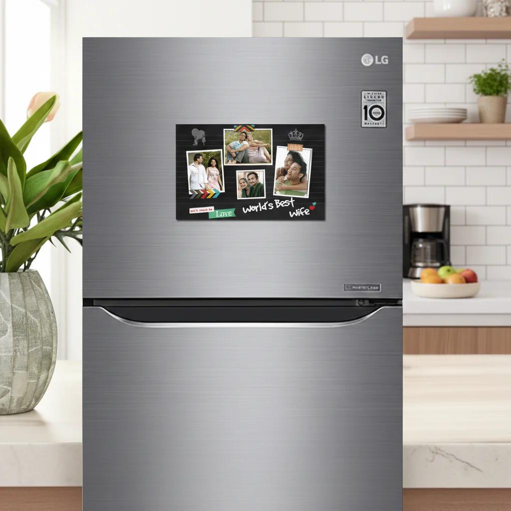 MH Decors World's Best Wife Custom Fridge Magnet 3.5x5.5