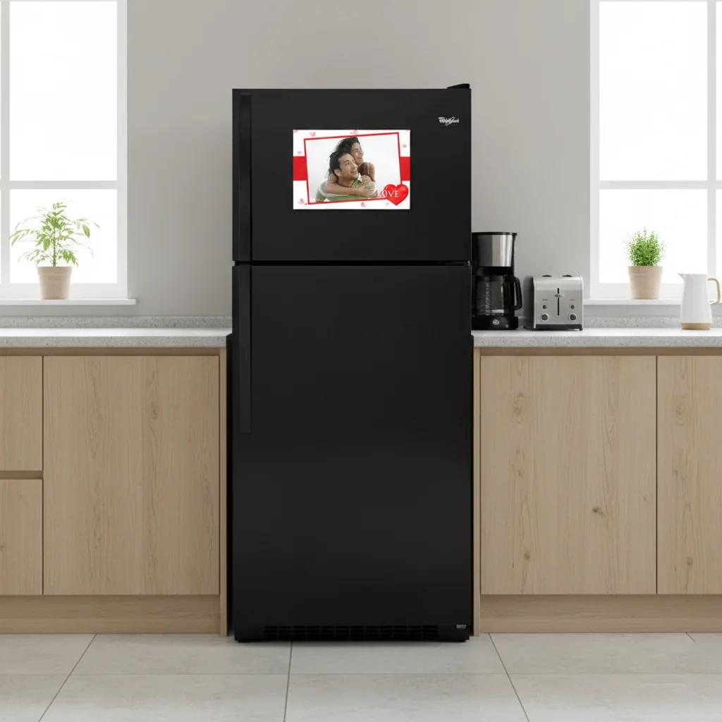 MH Decors Custom Love Fridge Magnet for Couple's Love 3.5x5.5