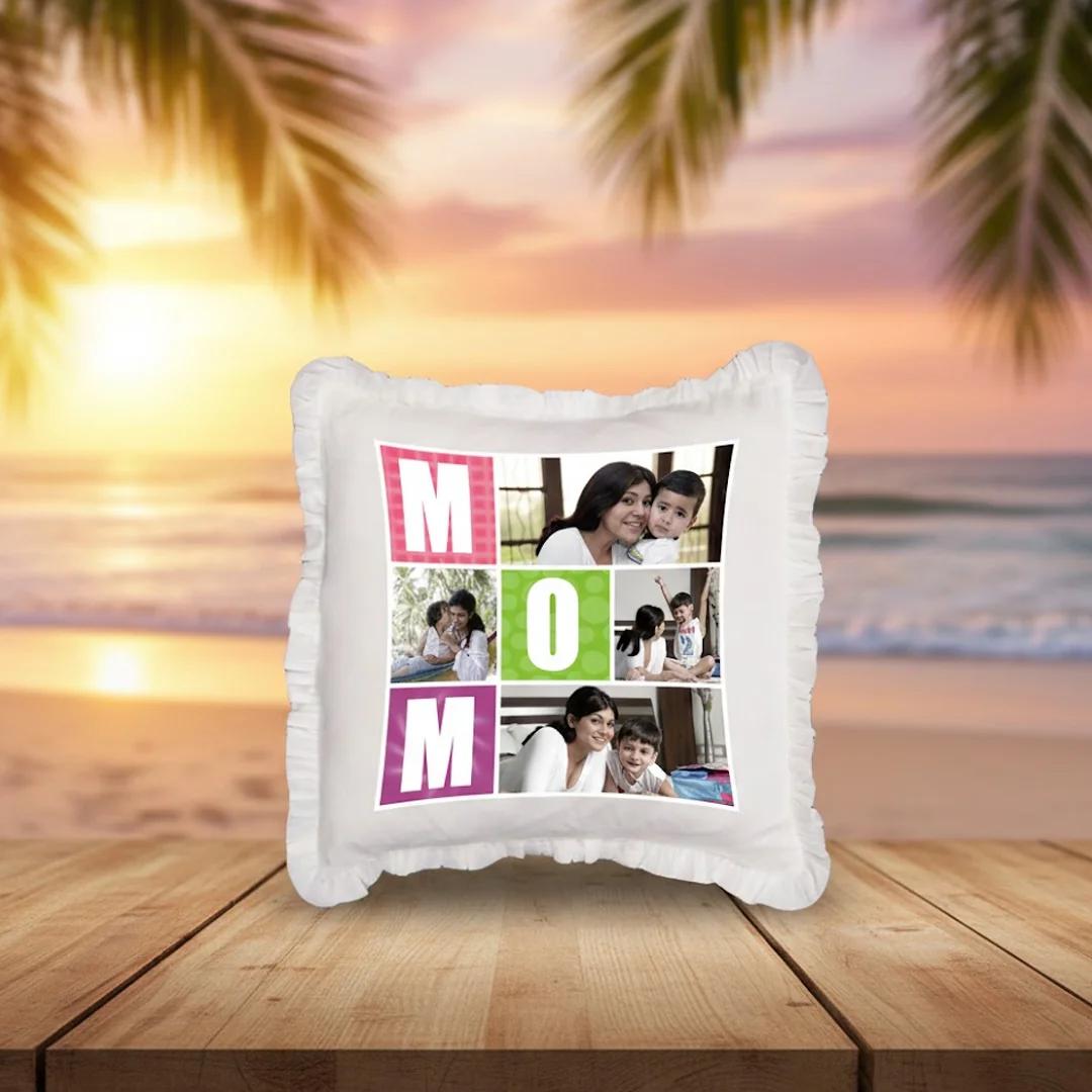 Zpics Square Magic Photo Pillow Perfect Mother's Day Gift Custom Design