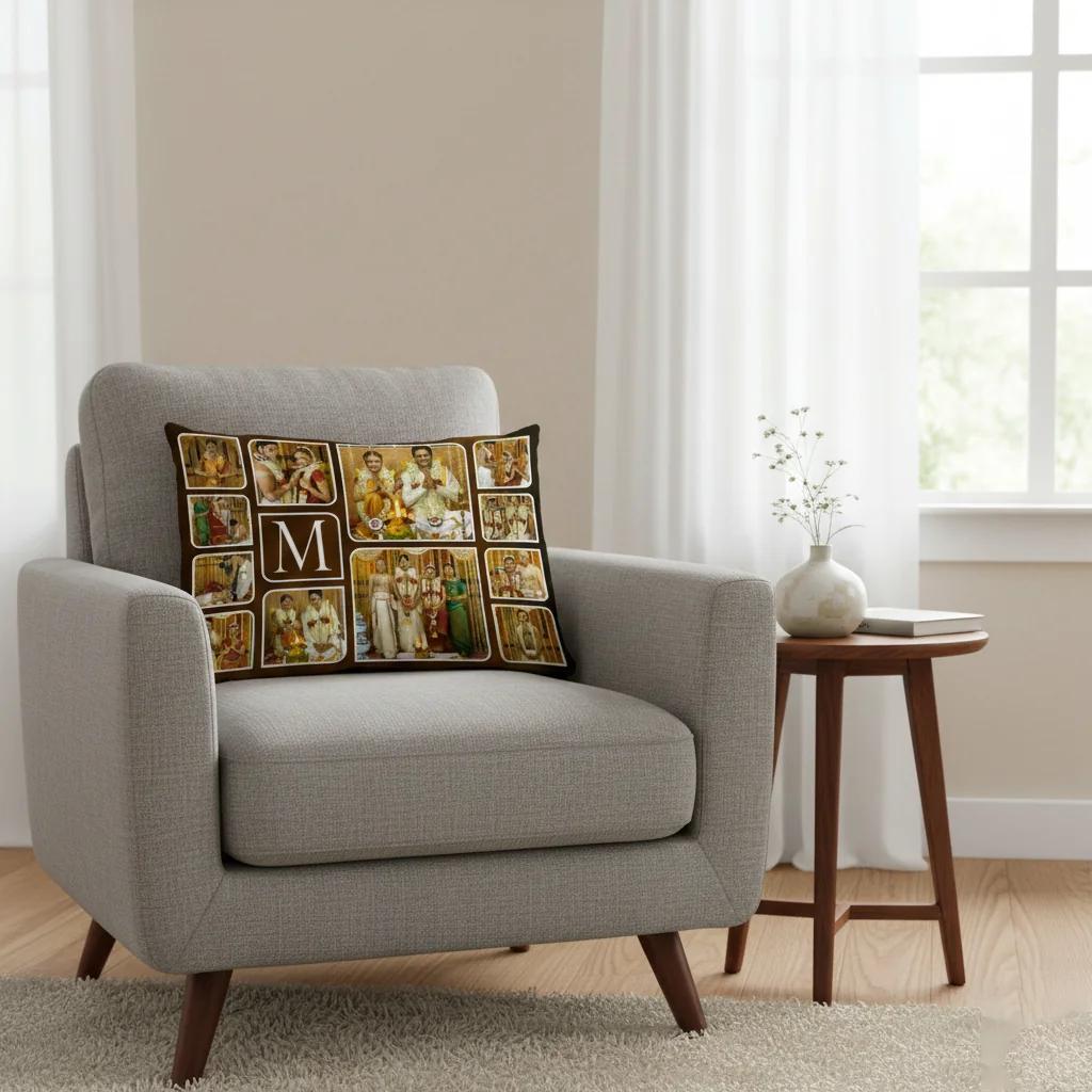 Zpics Customizable Double Sided Rectangle Washable Pillow 16x24 Perfect Gift