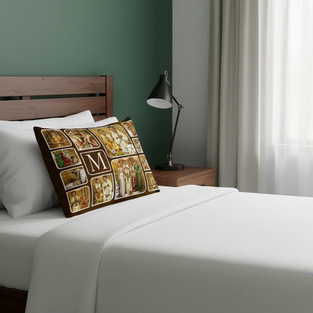 MH Decors Double-Sided Rectangle Pillow 16x24 Inch Personalized Washable Gift Idea