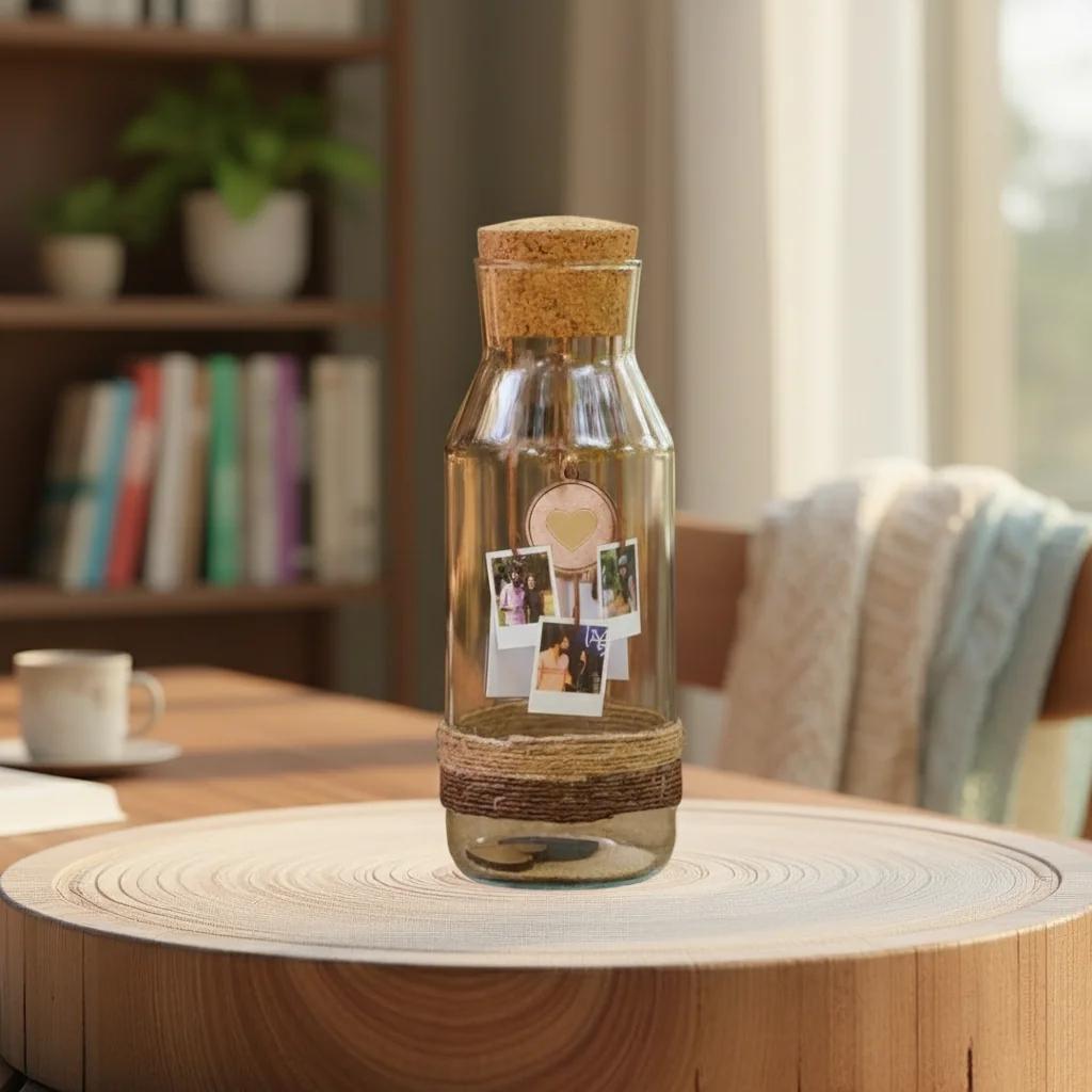 VPH Gift Store Personalized Polaroid Memories in Swedish Glass Jar Luxury Keepsake Gift