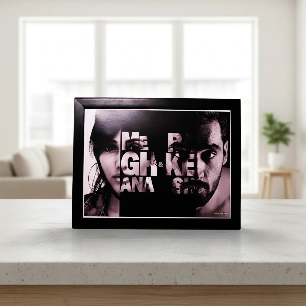 VPH Gift Store Large Size Name-Picture Portrait Blended Magic Wall Art