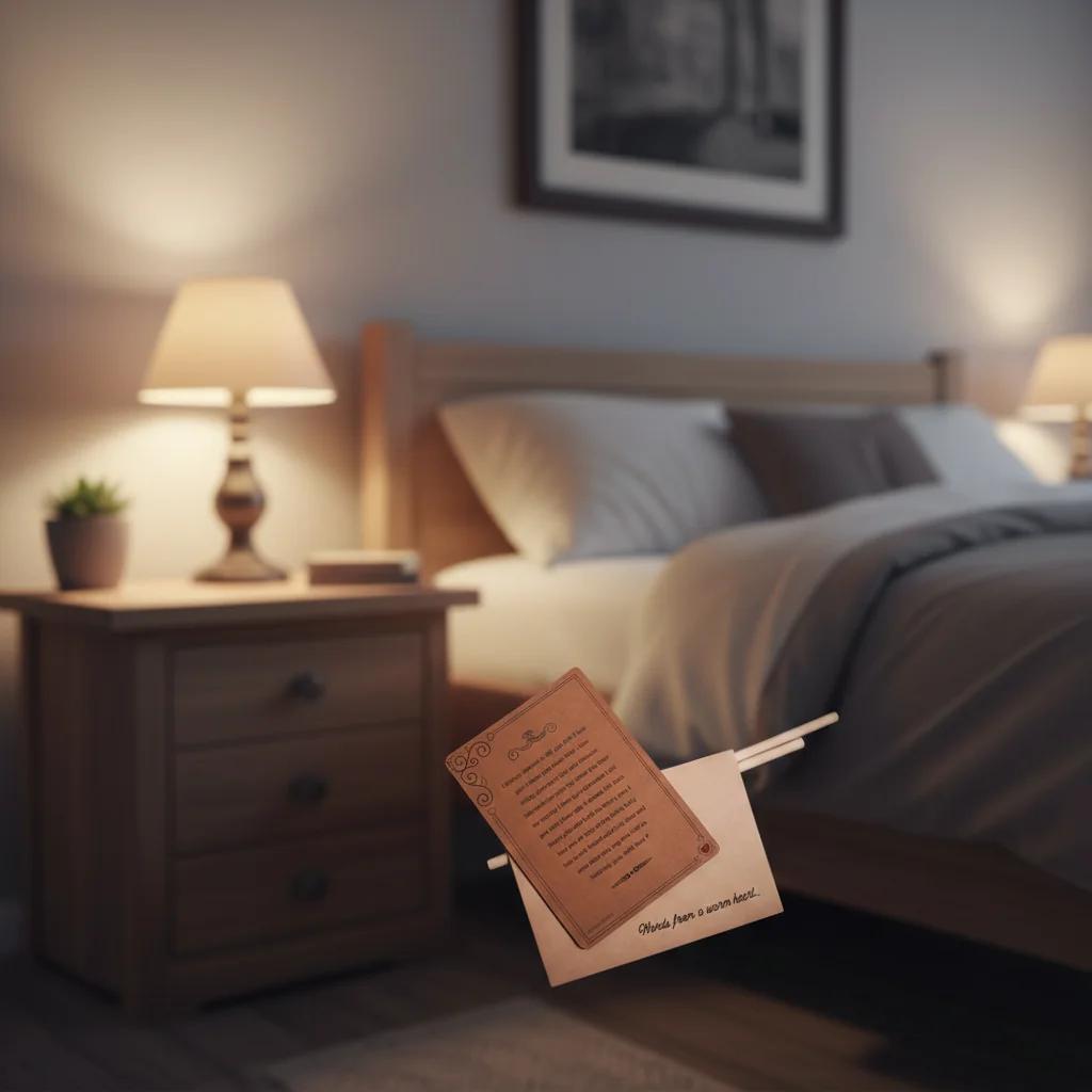 MH Decors Elegant Craft Sheet Letter with Love Sealed Brown Envelope