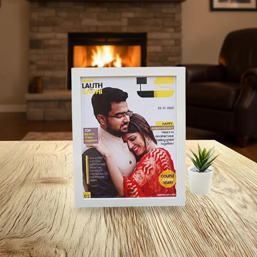 MH Decors Personalized Photo Magazine Cover with Exclusive Custom Content