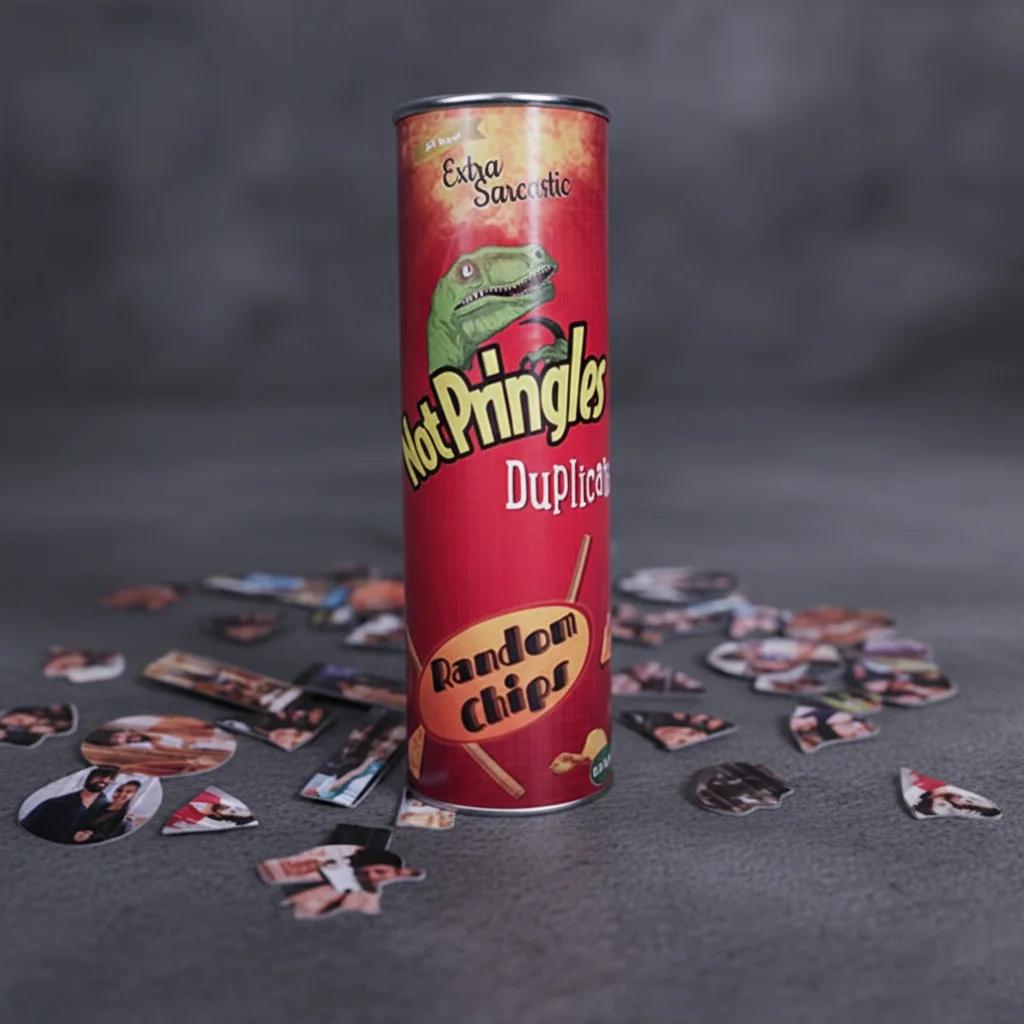 MH Decors Novelty Not Pringles Box with Personalized Picture Chips