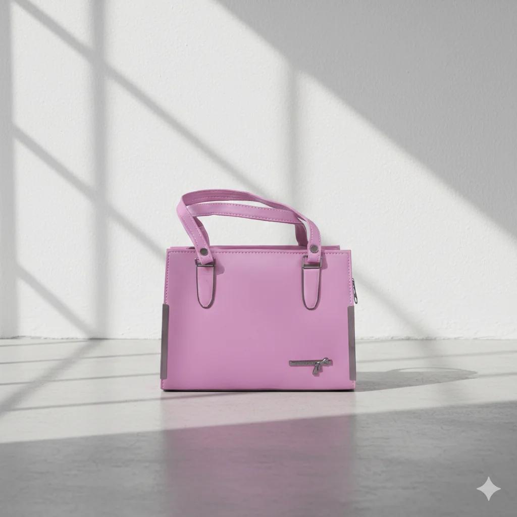 Value Gifts Women’s Fashion PU Leather Sling Bag in Sky Magenta