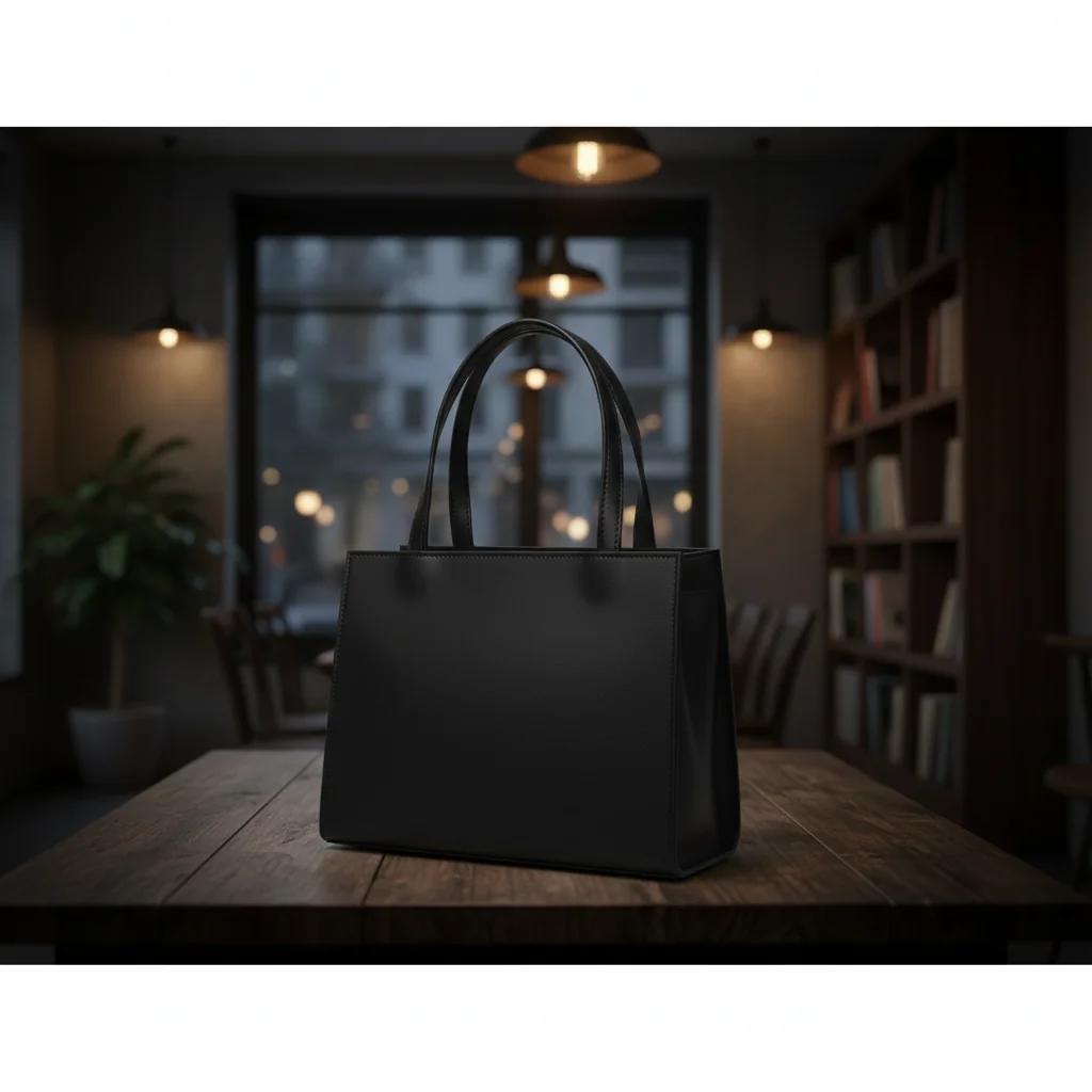 Value Gifts Women’s Fashion PU Leather Sling Bag in Thunder Black