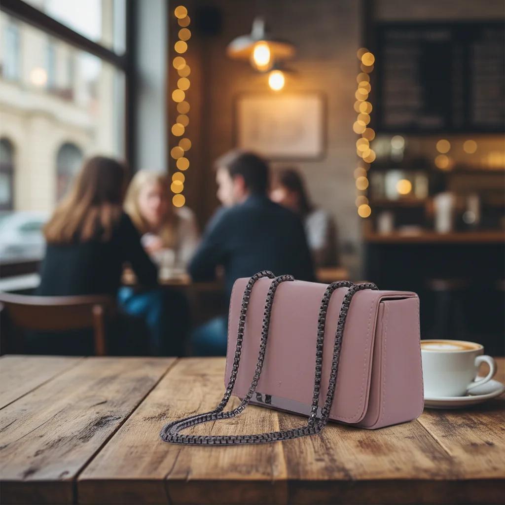 Value Gifts Women’s Fashion Reddish Grey Crossbody Sling Bag