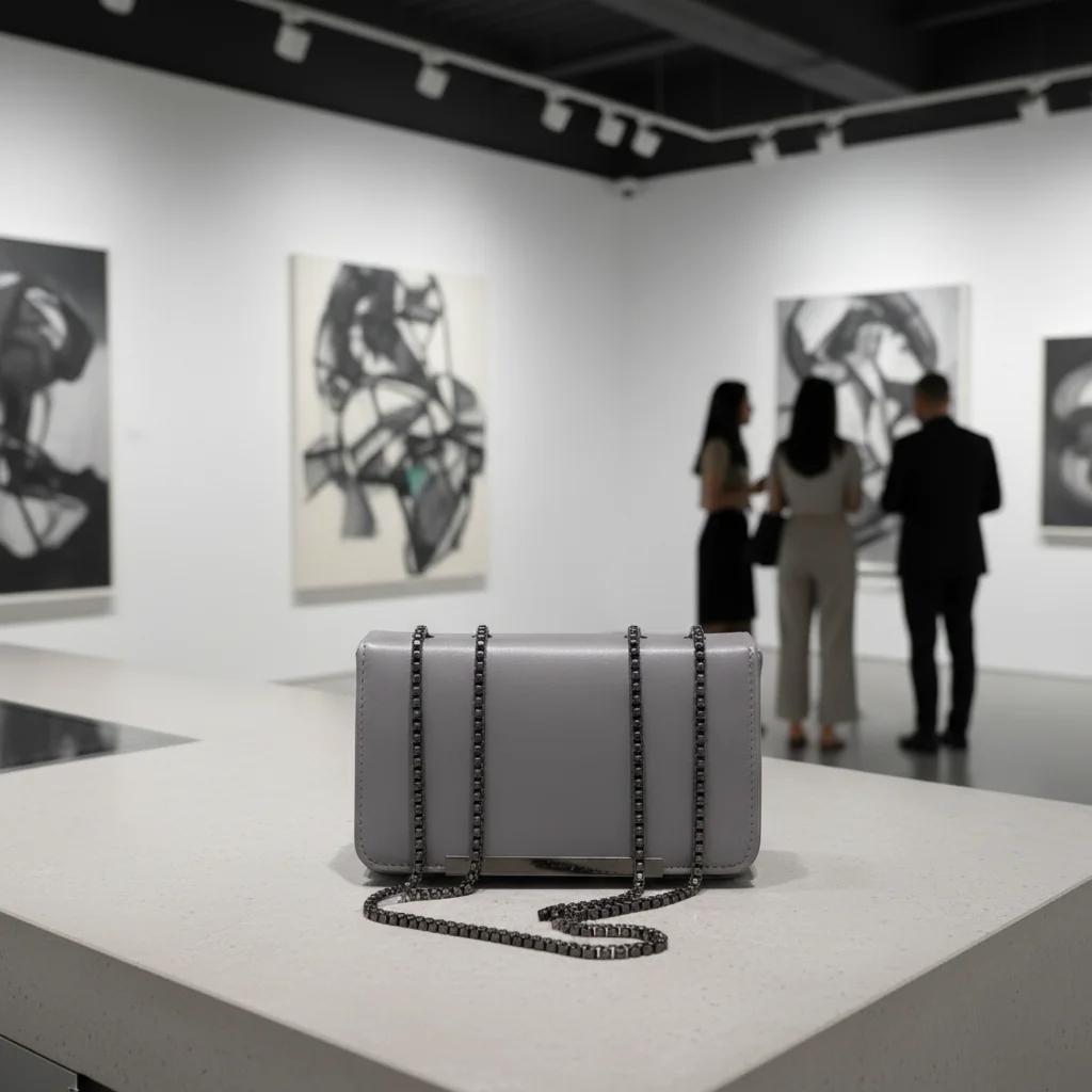 Value Gifts Women’s Fashion Storm Grey Crossbody Sling Bag