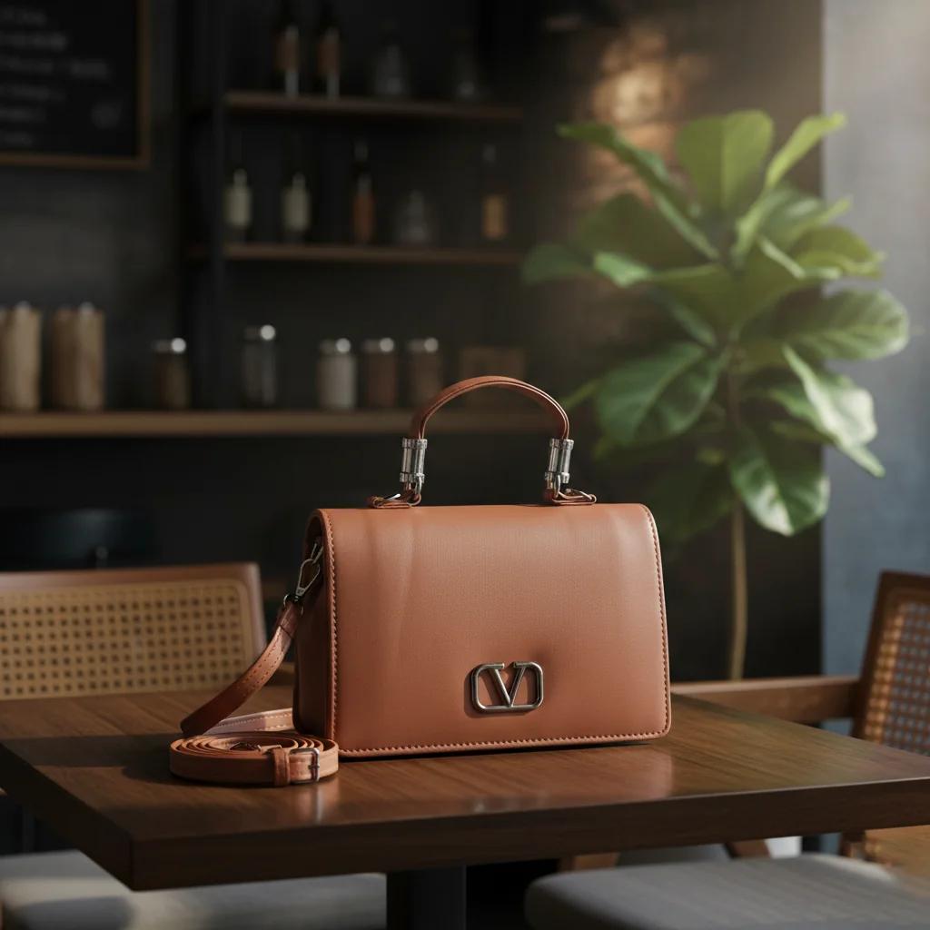 Value Gifts Girls Fashion Shoulder Sling Bag in Valentine Brown