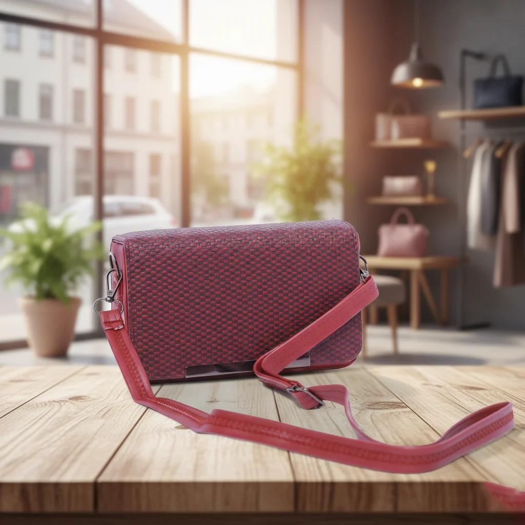 Value Gifts Girls Fashion Solid Pink Crossbody Bag