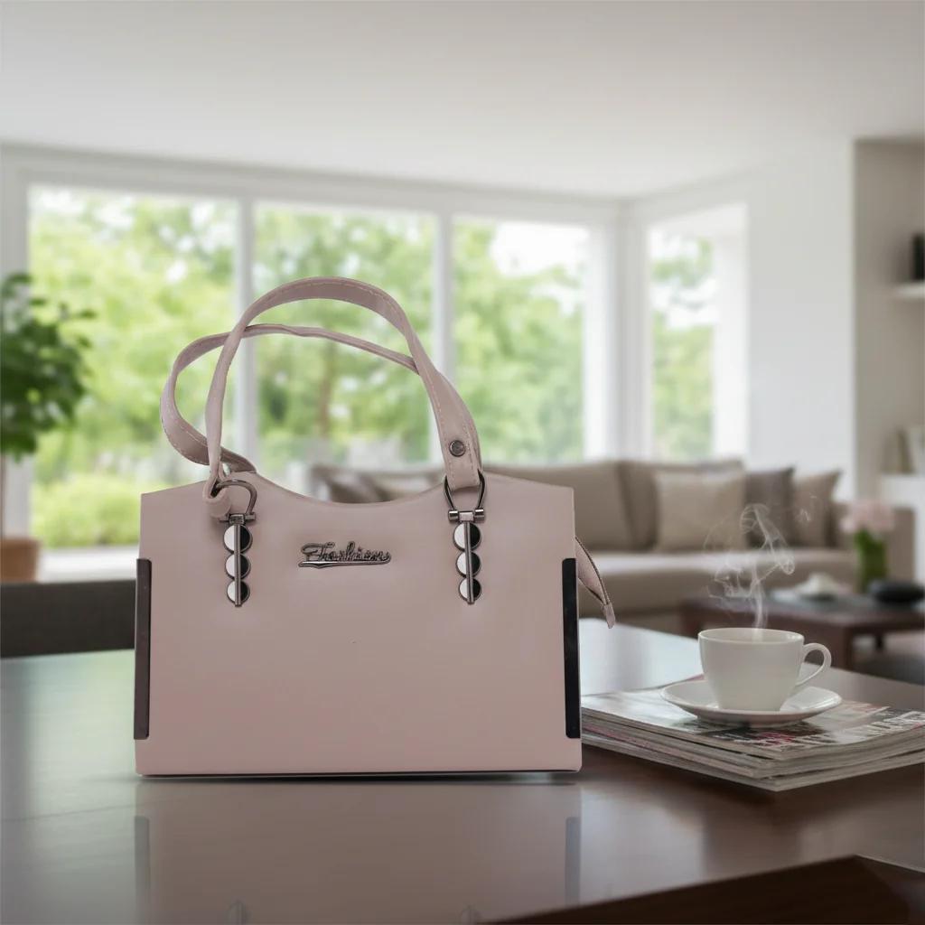 Value Gifts Women’s Fashion Grey Olive Leather Handbag