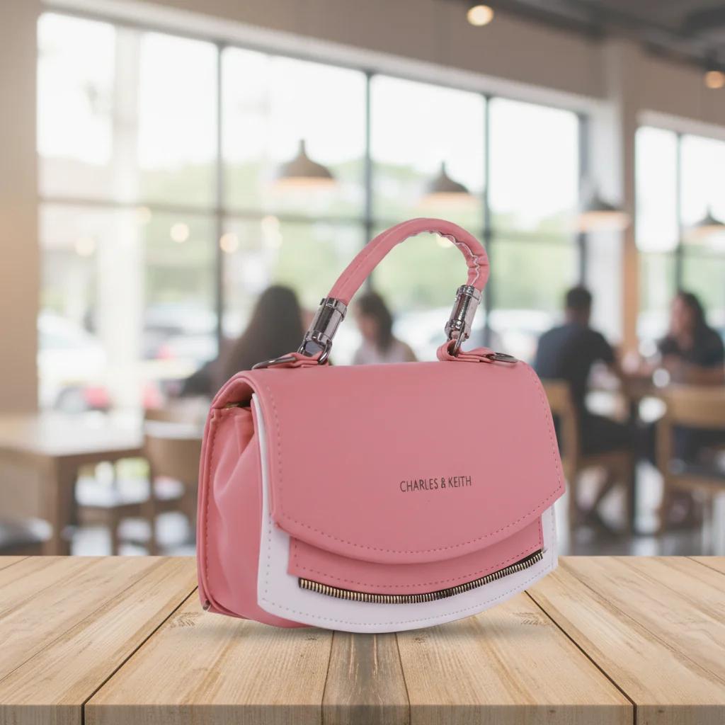 Value Gifts Muted Pink Crossbody Sling Bag for Women