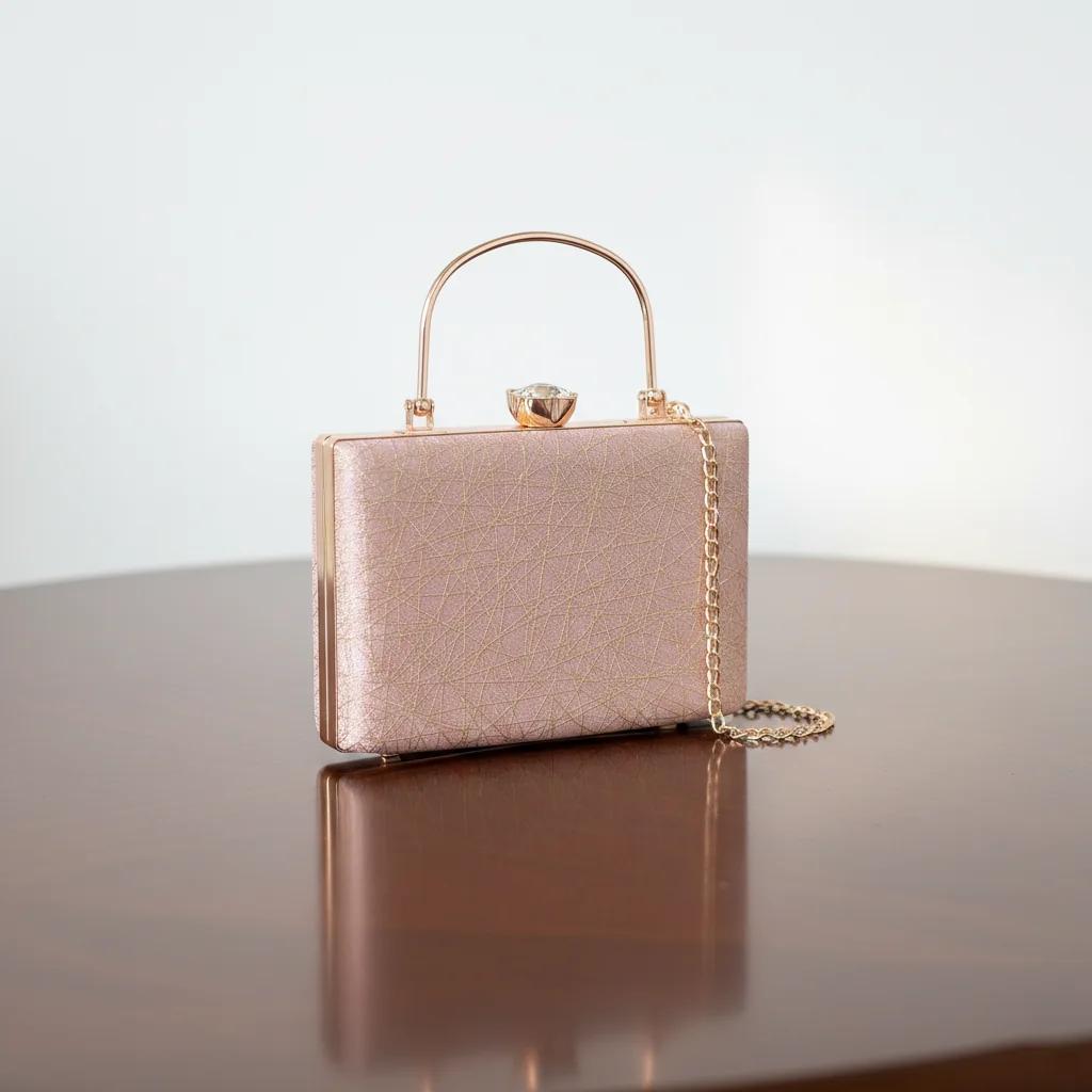 Value Gifts Women’s Oriental Pink Designer Clutch Handbag