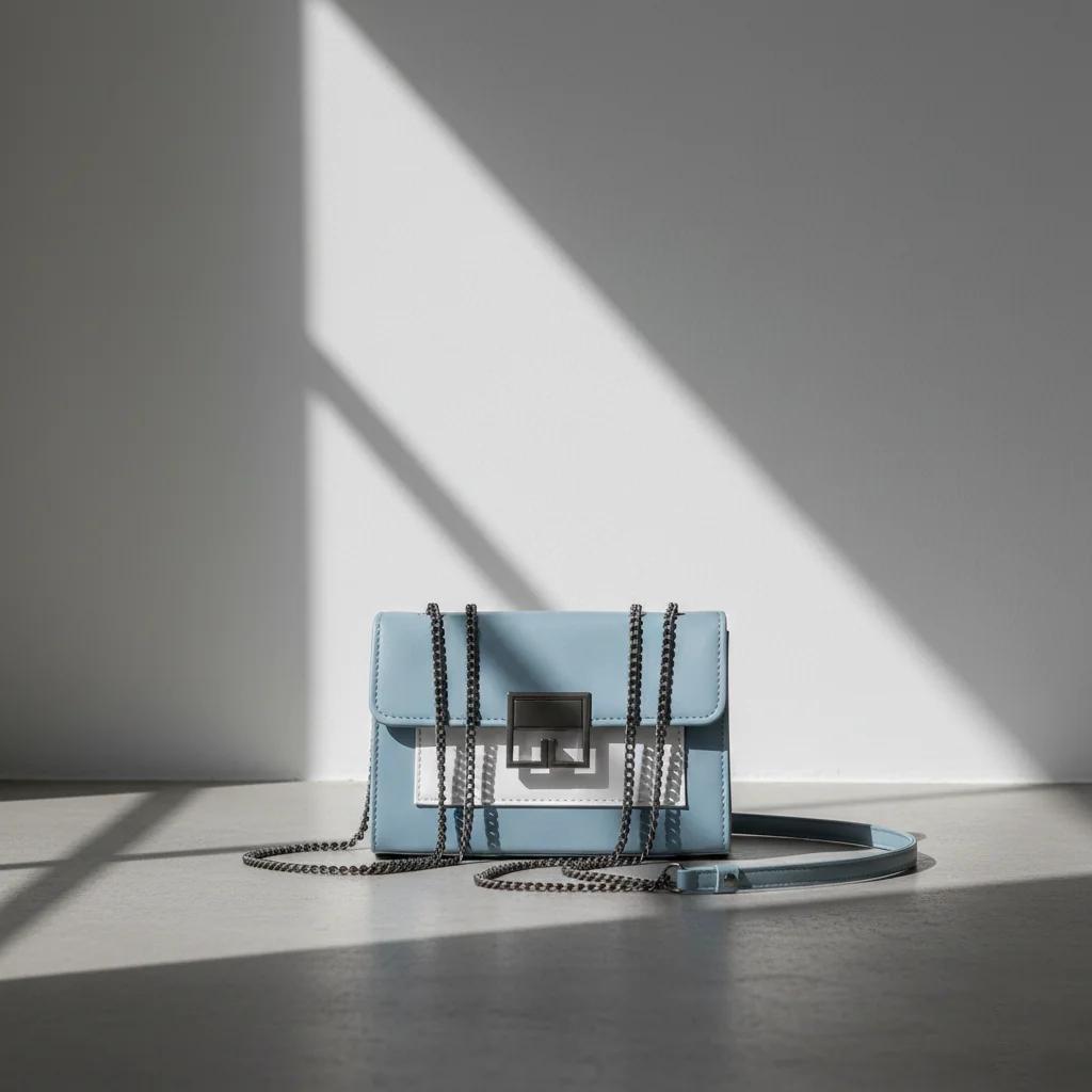 VPH Gift Store Mountain Mist Shoulder Sling Bag with Long Chain for Girls & Women