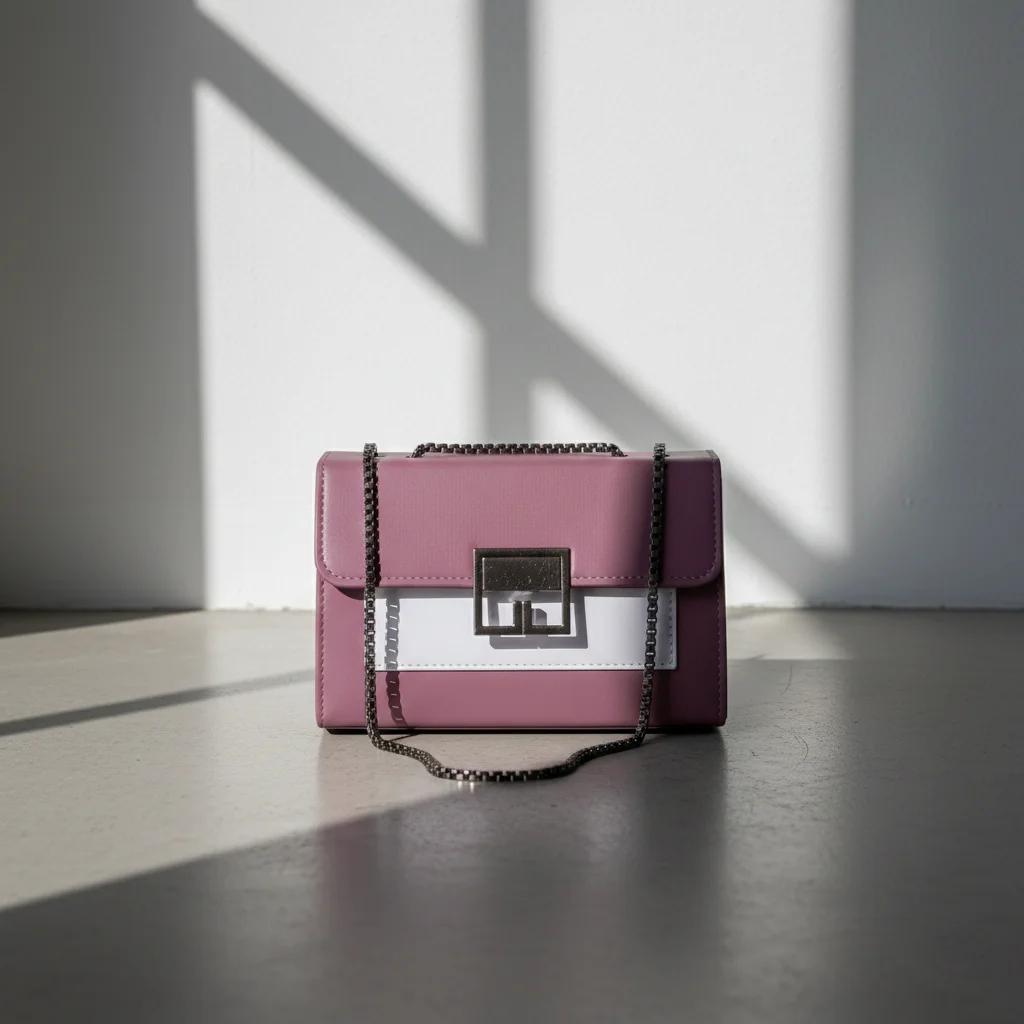 VPH Gift Store Elegant Dusty Purple Sling Bag with Chain for Women