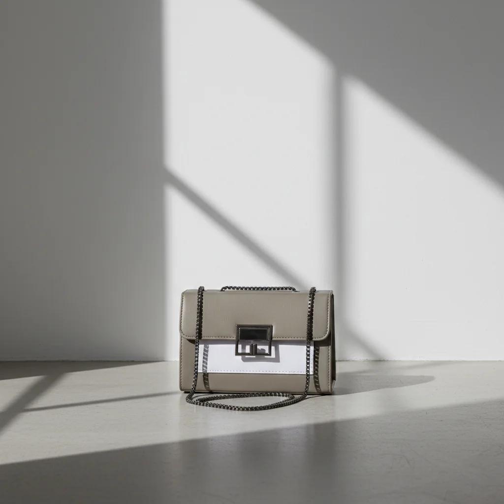 VPH Gift Store Smokey Grey Shoulder Sling Bag with Long Chain for Girls & Women