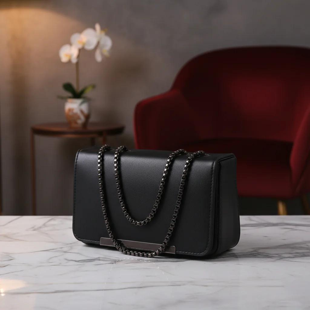 VPH Gift Store Stylish Black Cow Sling Crossbody Bag for Girls & Women