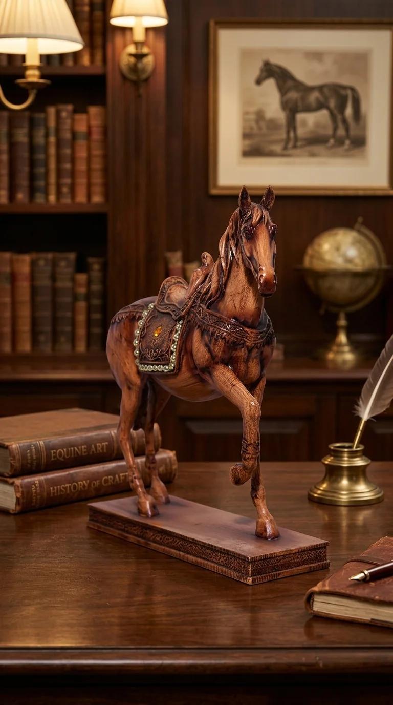 Value Gifts Elegant Horse Showpiece Figurine for Home Decoration