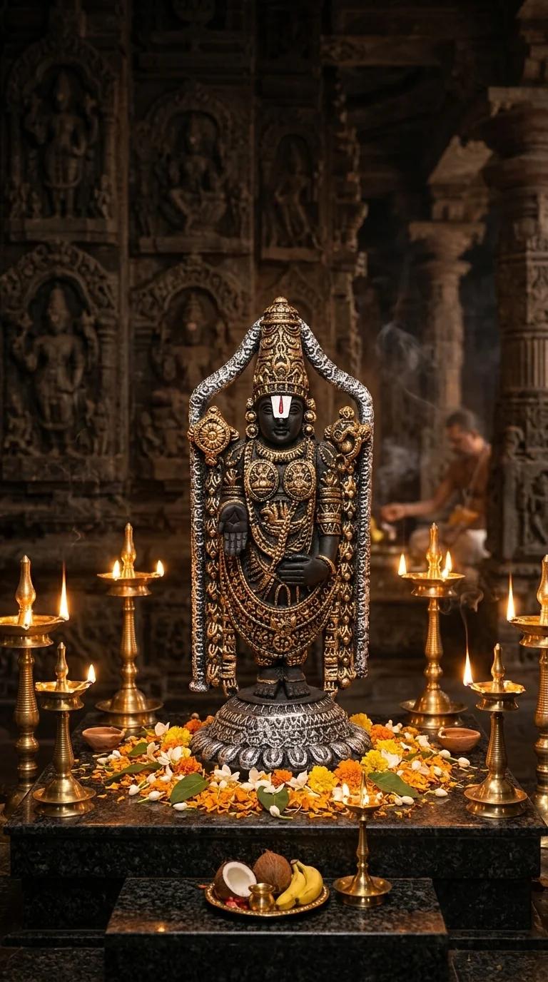 Value Gifts Elegant Balaji Murti Statue for Home Pooja and Vehicle Decor