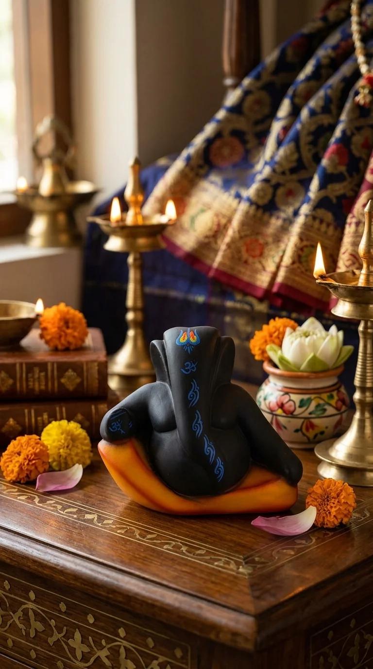 Value Gifts Elegant Lord Ganapati Statue for Home Decor and Wedding Gift