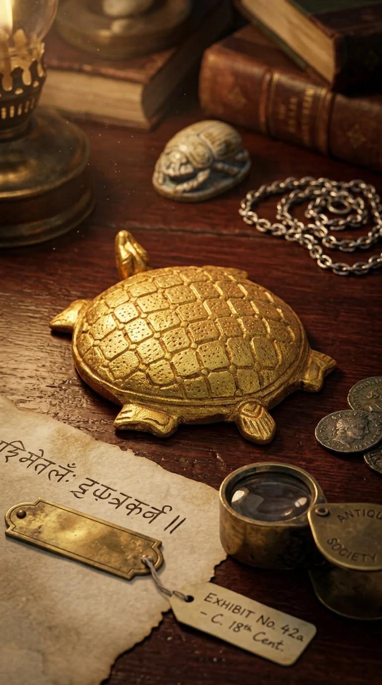 Value Gifts Traditional Brass Turtle Showpiece for Vasthu and Spiritual Home Decoration