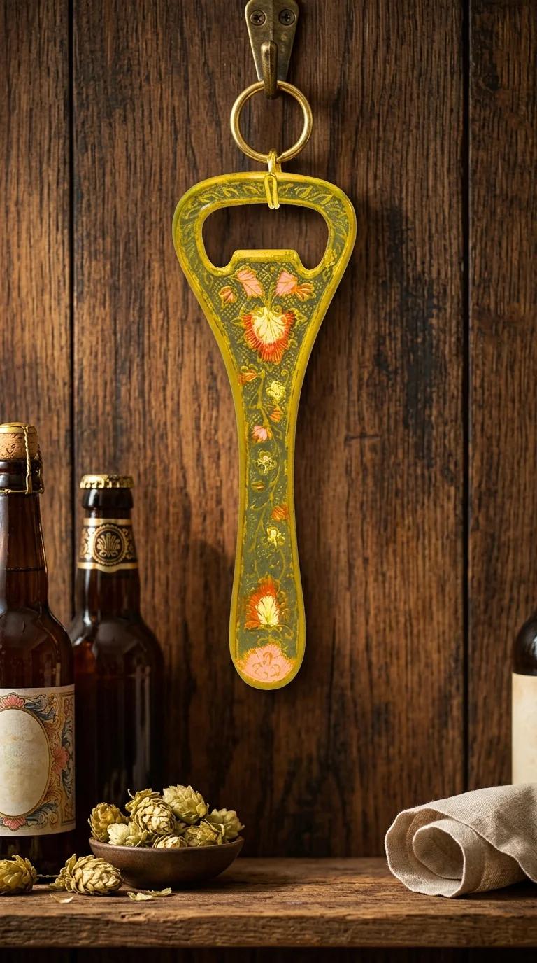 MH Decors Tribal Design Brass Bottle Opener Perfect Kitchen and Party Essential