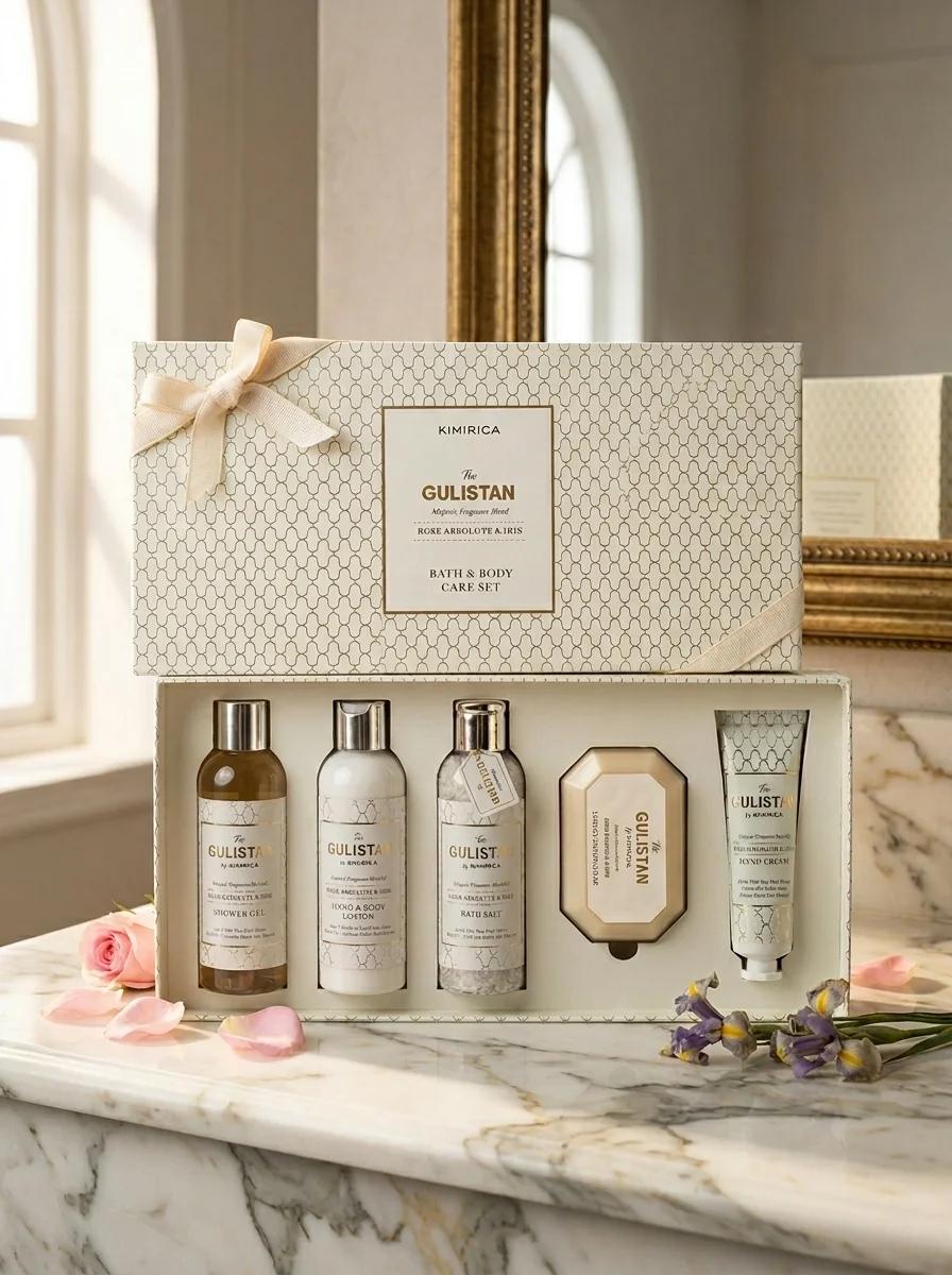 Kimirica The Gulistan Indulgence Luxury Bath & Body Care Gift Set Box for Birthday, Anniversary & Special Occasions