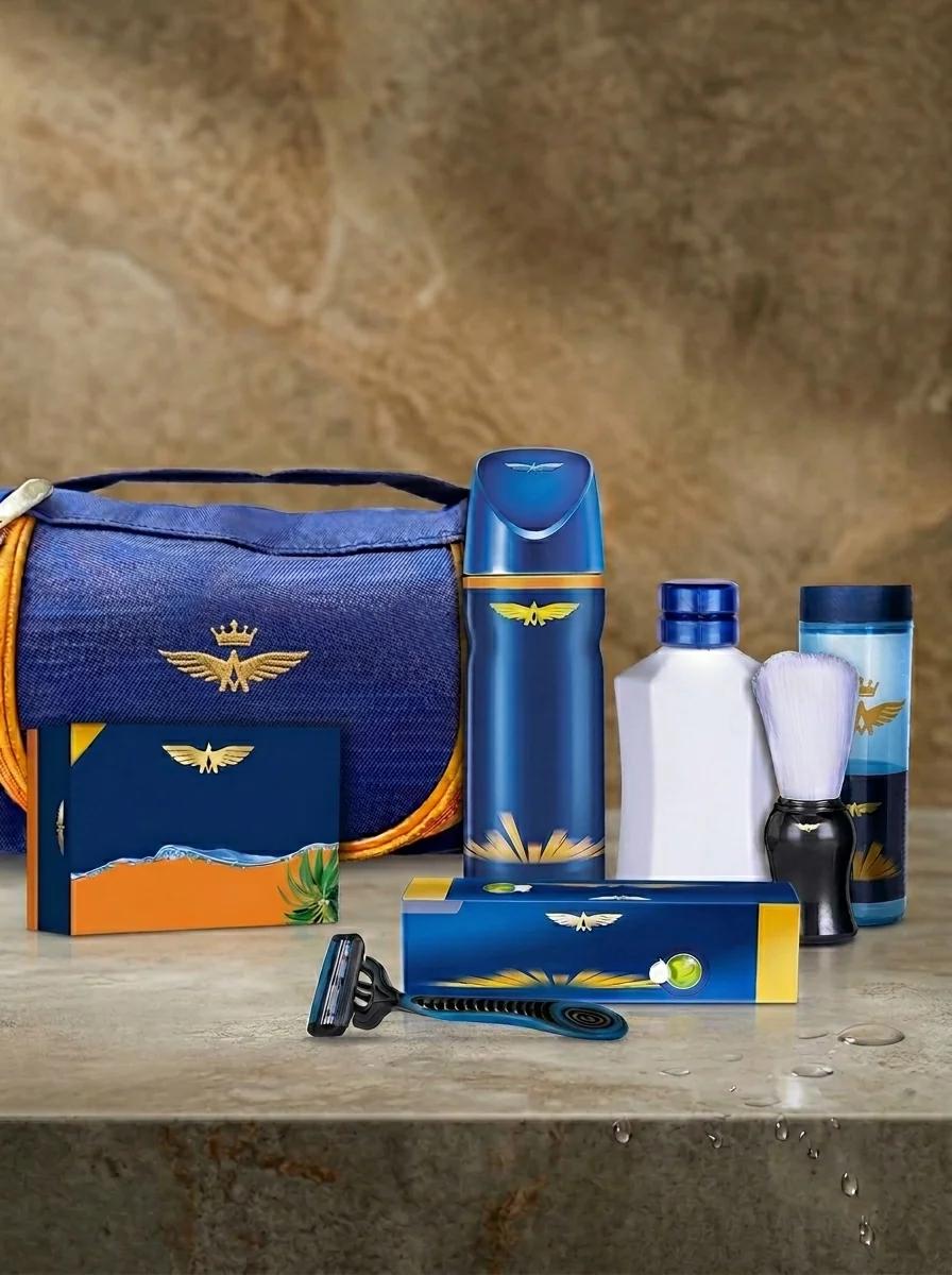 Park Avenue Good Morning Grooming Kit (7-in-1 Grooming Collection for Men)