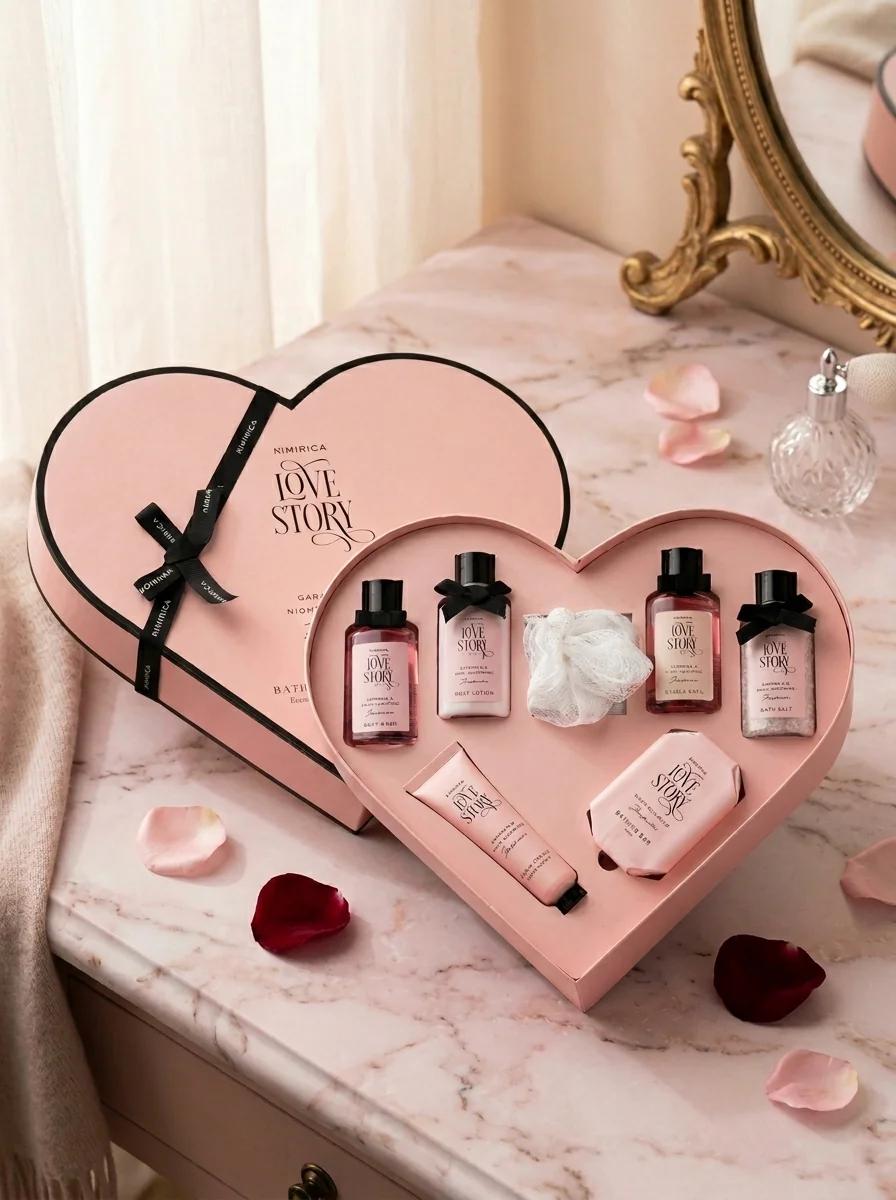 Kimirica Moment Luxury Pamper Gift Set Premium Bath and Body Care Hamper for Birthday Anniversary and Special Occasions