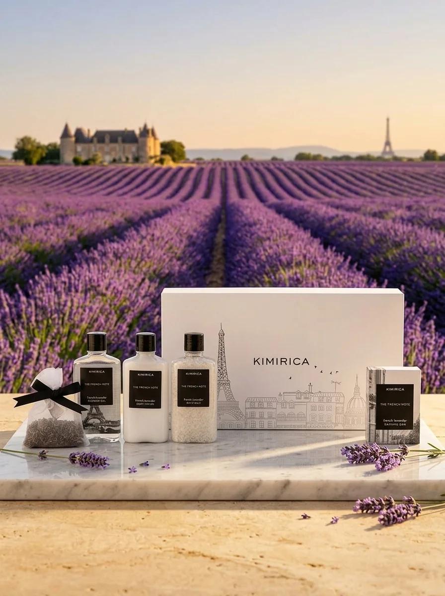 Kimirica Valentines Gift Set for Girlfriend Boyfriend Luxuriously Pampering Bath and Body Care Gift Hamper