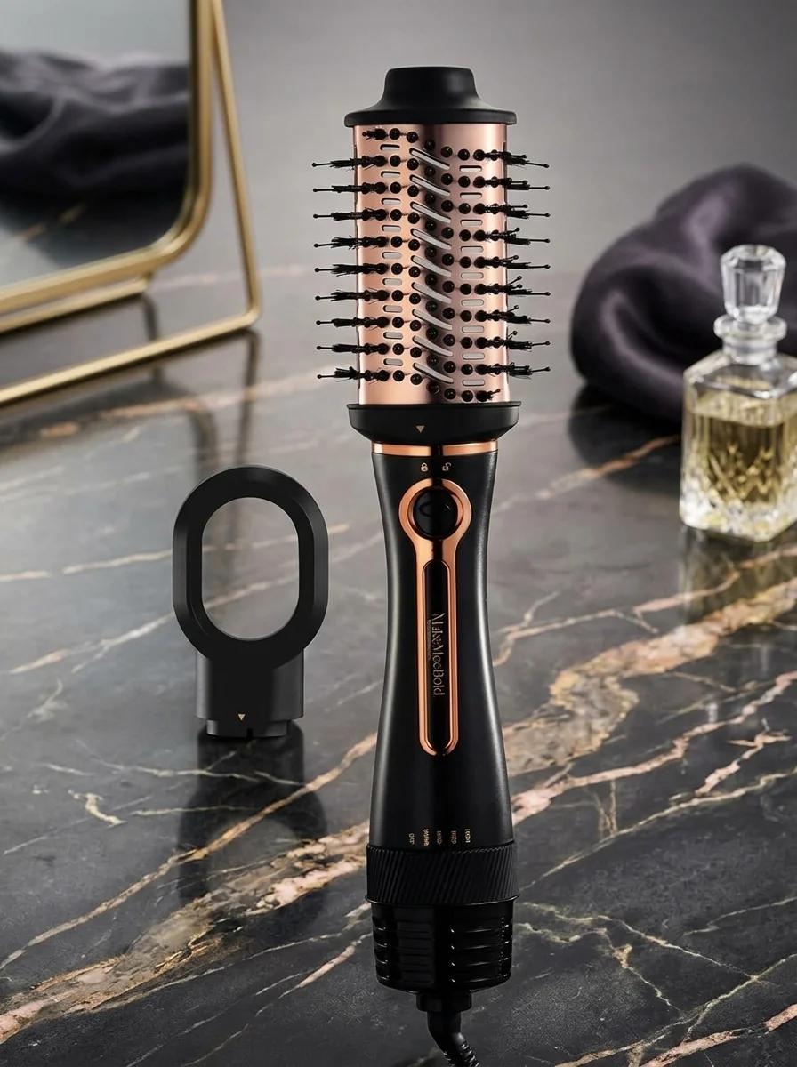 Urban Brush Straightener Volumizer Hot Air Brush 3 in 1 Hair Styler with Warranty