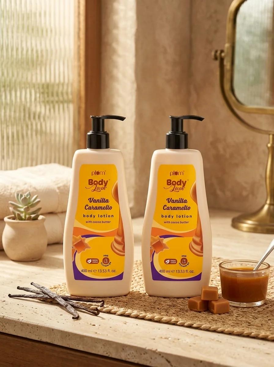 Plum BodyLovin Caramello Body Lotion for Deep Moisturization Non Greasy Formula