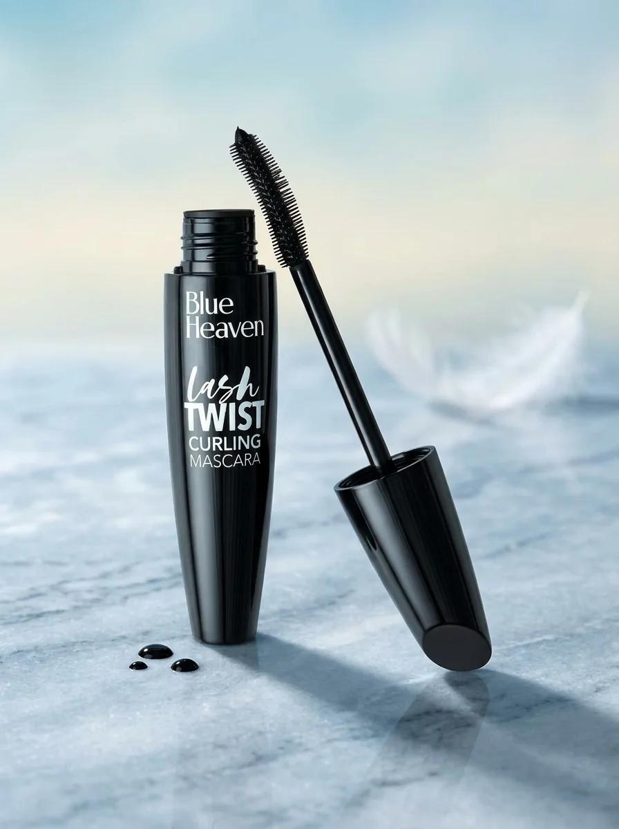 Blue Heaven Lash Twist Curling Mascara, Waterproof & Smudge Proof, Black (12 ml)