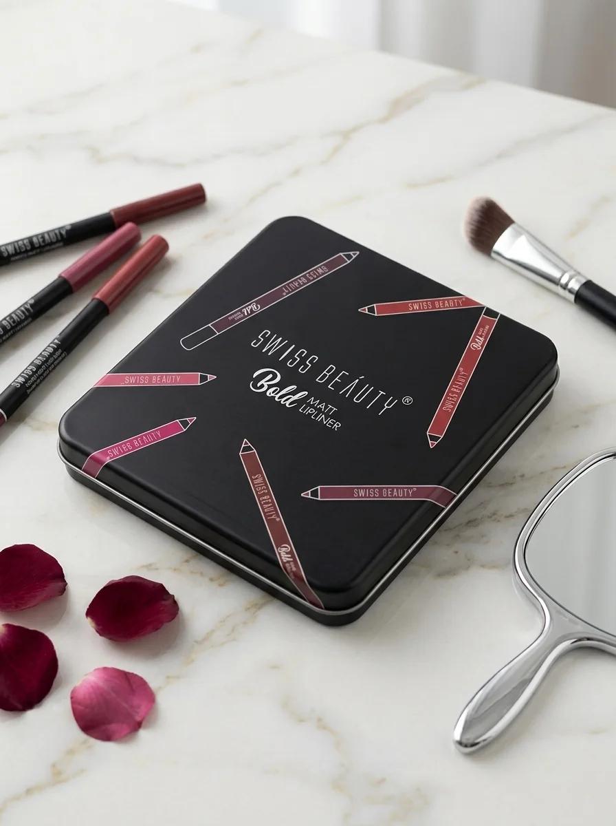 Swiss Beauty Long Lasting Bold Matte Lipstick, Multicolor, 19.2 g – Non‑Drying Matte Finish Lip Colour