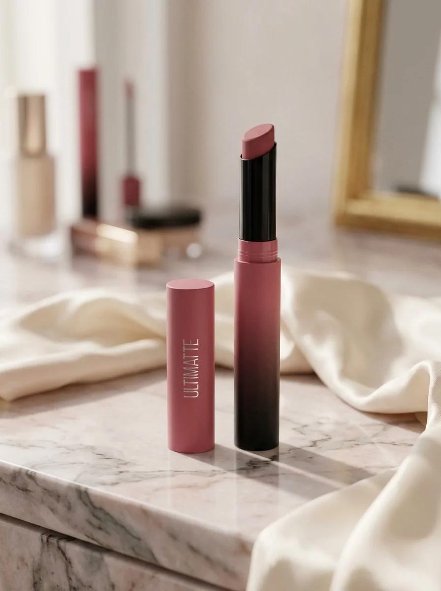 Maybelline New York Color Sensational Ultimattes Slim Lipstick, Intense Matte Finish, Lightweight, Shade 599 More Red (1.7 g)