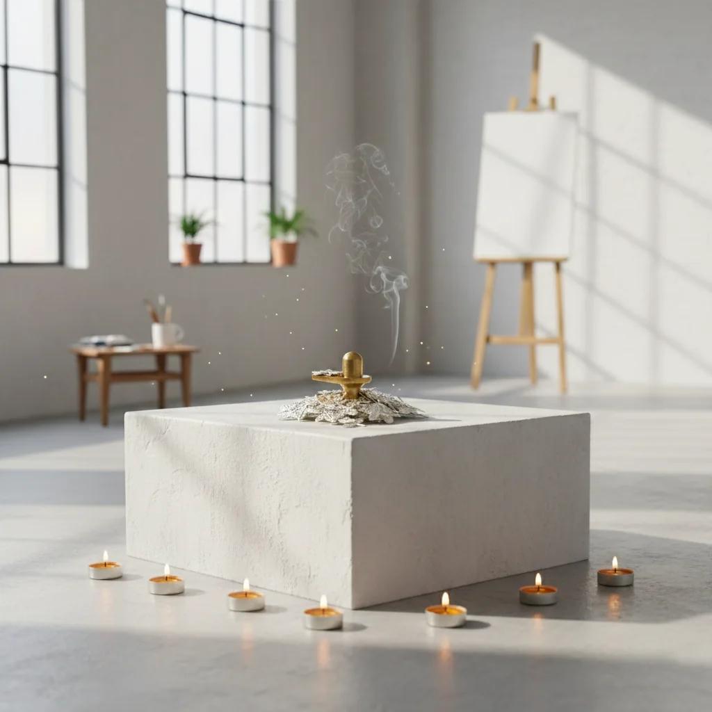 German Silver Pooja Vessel Set for Sacred Rituals