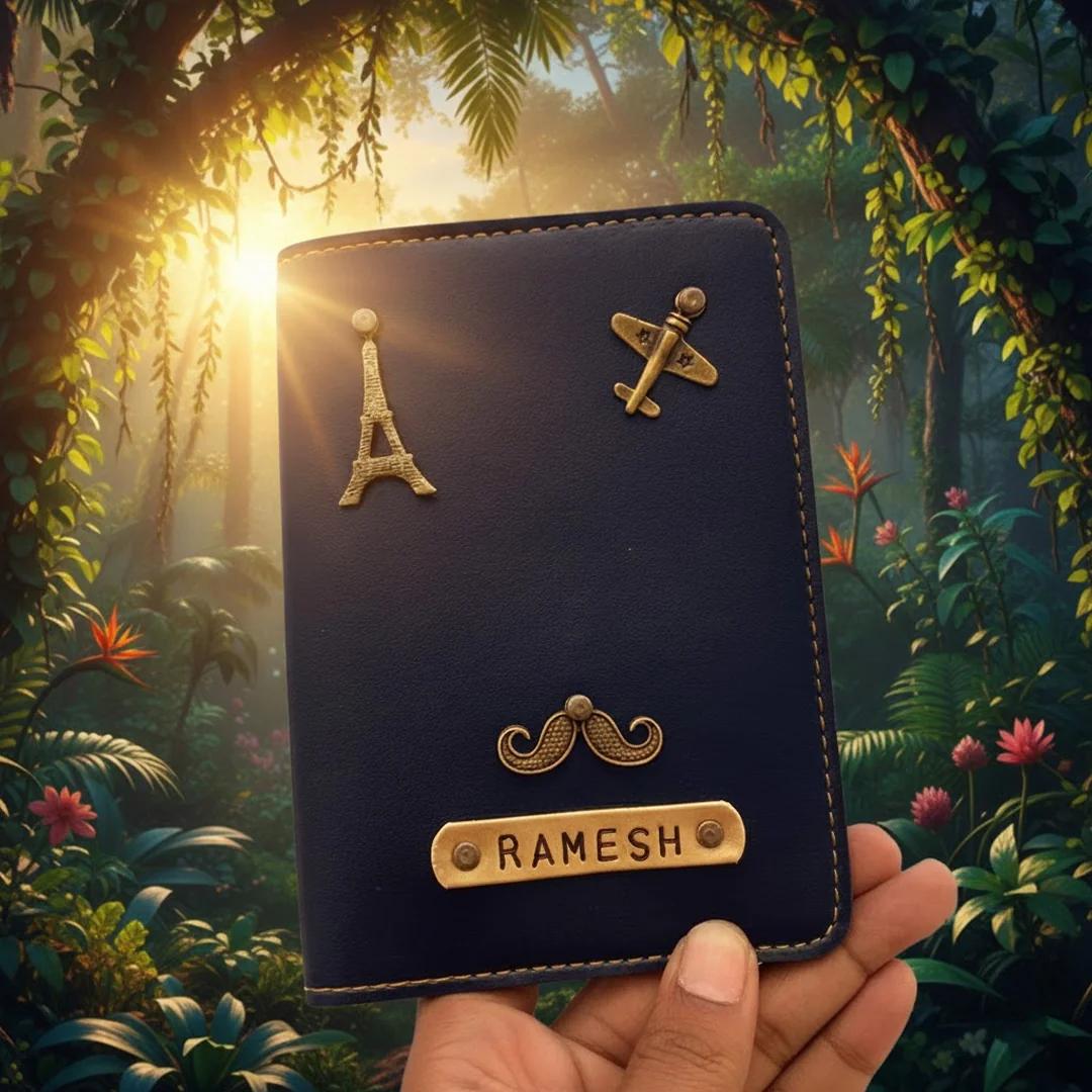 Zpics Blue Passport Covers