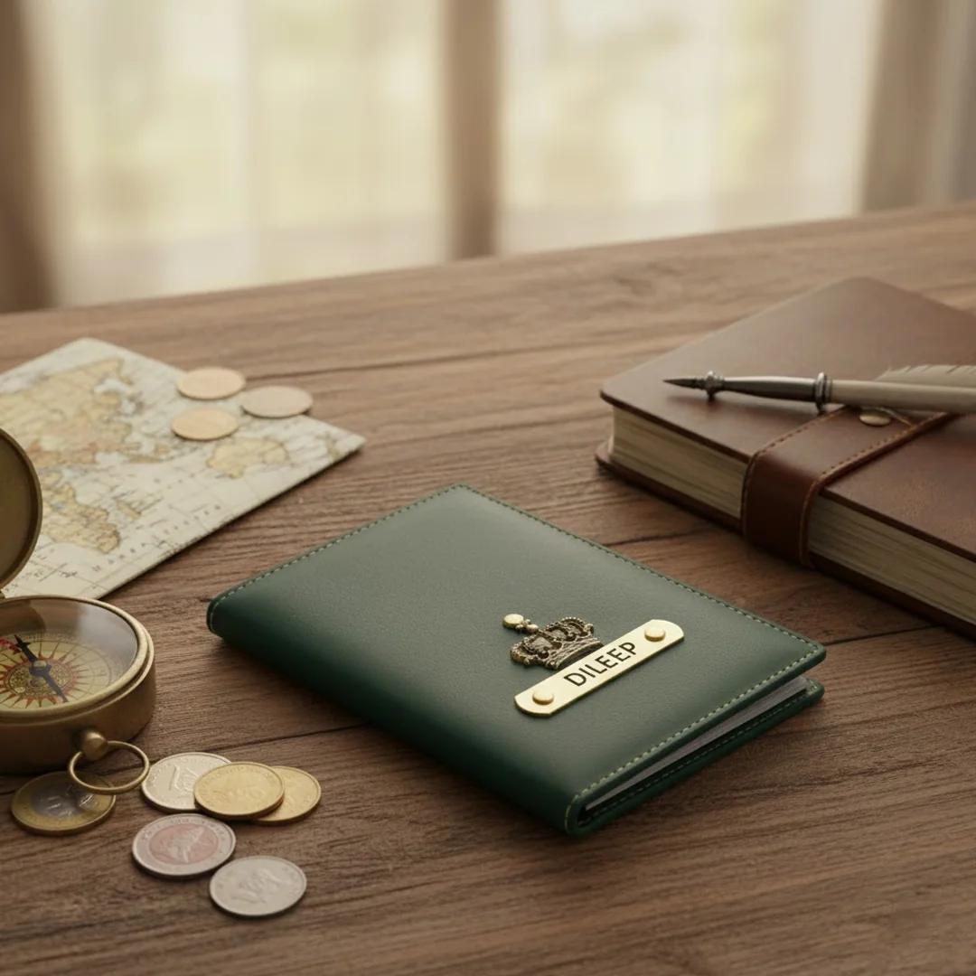 MH Decors Olive Passport Covers Stylish and Durable Travel Companion