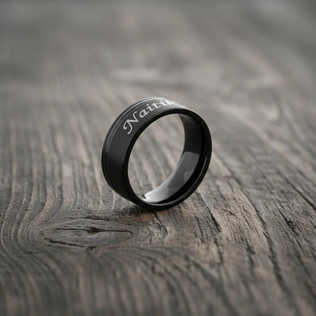 Personalized Name Ring – Custom Engraving for a Meaningful Touch
