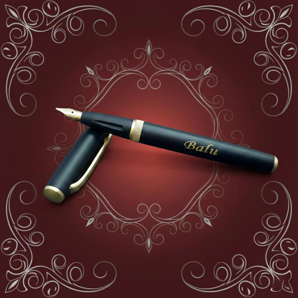 Magnetic Roller Pen with Custom Name Engraving – Elegant Writing Gift