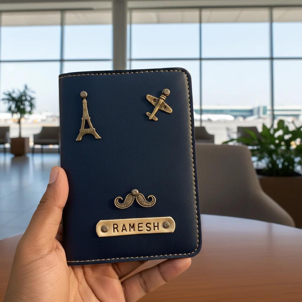 Zpics Passport Cover - Blue