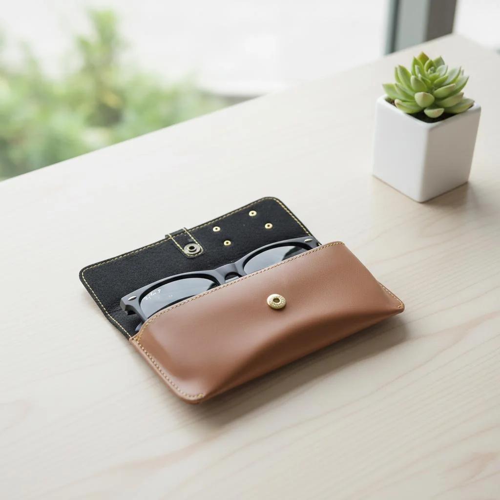 MH Decors Personalized Glasses Holder – Stylish Case with Name & Charm