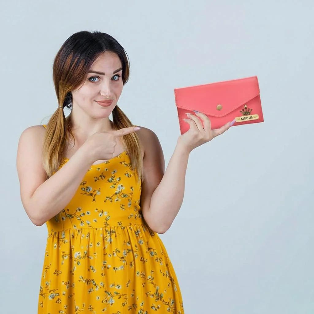 Zpics Custom Girls Wallet Clutch - Pink