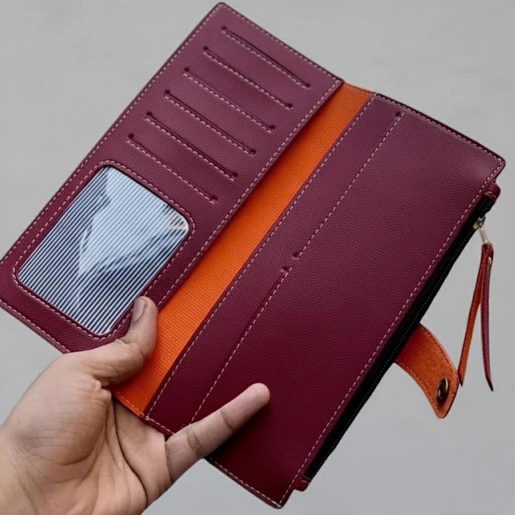 MH Decors Elegant Women’s Wallet with Personalized Name and Charm